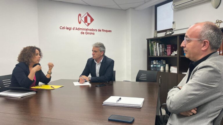 Laia Cañigueral escolta les demandes i inquietuds del CAFGi i es compromet a mantenir-hi reunions de treball periòdiques per tal de tenir en compte el paper clau que juguem les i les AAFF a nivell social