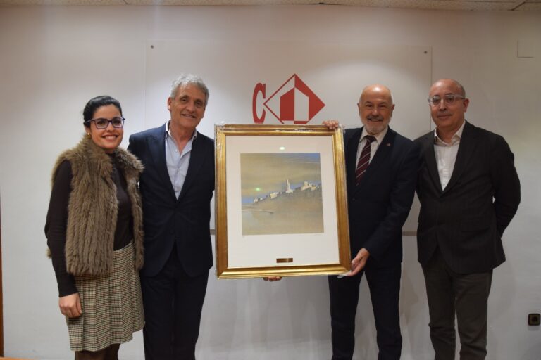 Felicitem el CAFBL pel seu aniversari i li fem lliurament d’una litografia commemorativa