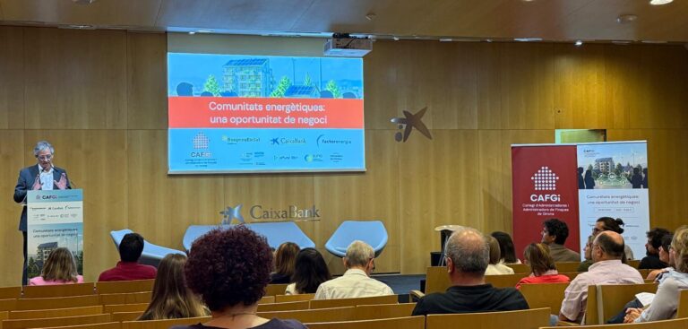 Portem a terme la jornada ‘Comunitats energètiques: una oportunitat de negoci’ per parlar del seu paper estratègic en la gestió d’edificis i comunitats de propietaris